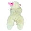 Multipet Lamb Chop Dog Toy w/ Pink Ribbon Multipet