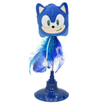 Multipet Sega Sonic On Spring Cat Toy - Talis Us