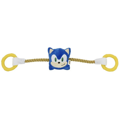 Multipet Sonic Dog Rope Toy w/ TPR Rings - Talis Us