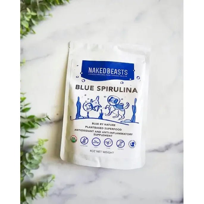Naked Beasts Organic Blue Spirulina Powder Pet Supplements - Talis Us