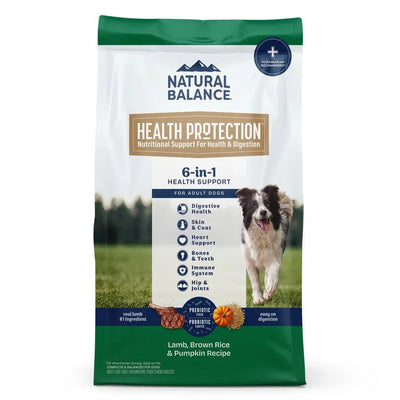 Natural Balance Health Protection Adult Lamb, Rice & Pumpkin Dry Dog Food - Talis Us