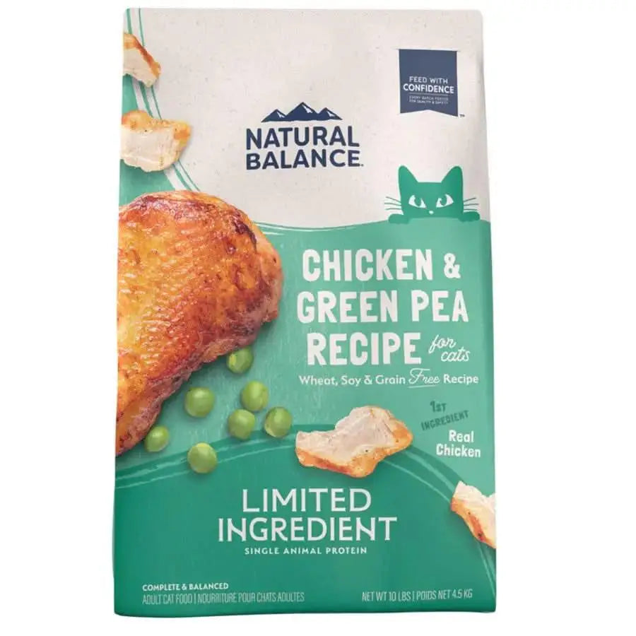 Natural Balance Pet Foods L.I.D Green Pea & Chicken Formula Dry Cat Food Natural Balance CPD