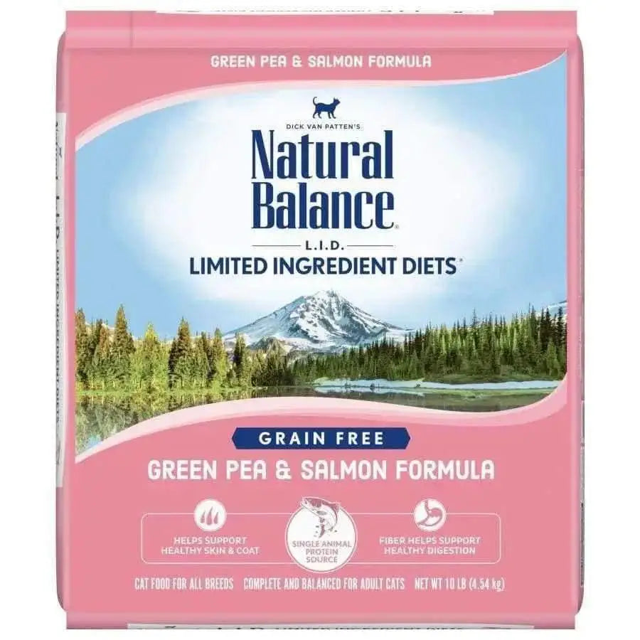 Natural Balance Pet Foods L.I.D Green Pea & Salmon Formula Dry Cat Food Natural Balance CPD
