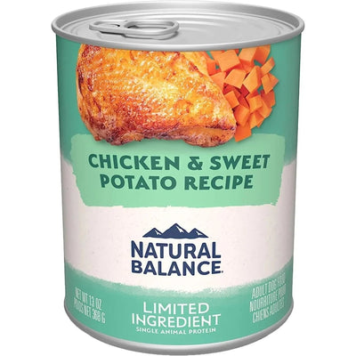 Natural Balance Pet Foods L.I.D. Chicken & Sweet Potato Wet Dog Food 12ea/13 oz - Talis Us