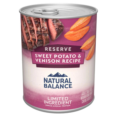 Natural Balance Pet Foods L.I.D. Sweet Potato & Venison Wet Dog Food 12ea/13 oz - Talis Us