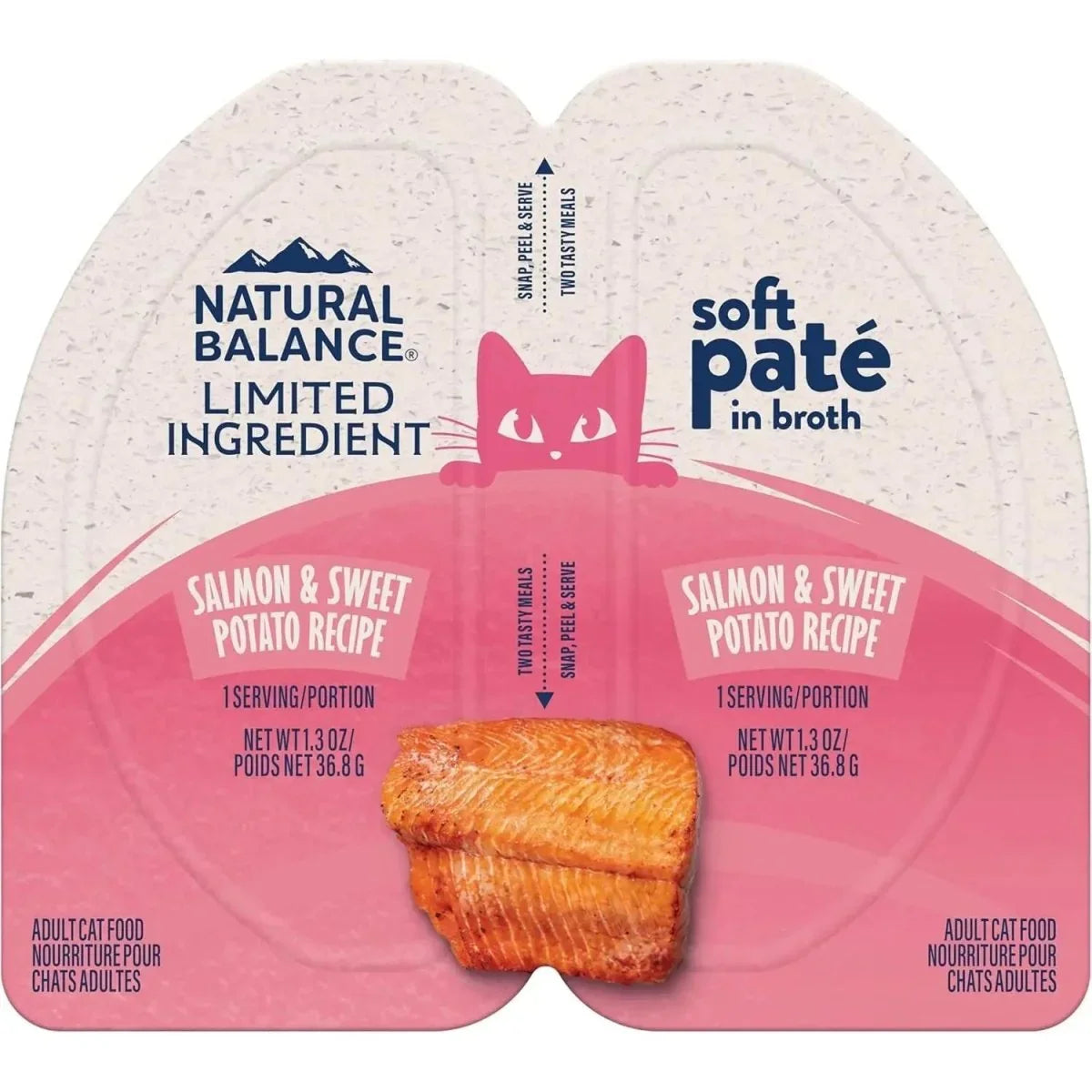 Natural Balance Pet Foods Limited Ingredient Soft Pate in Broth Wet Cat Food 10ea/2.6 oz - Talis Us