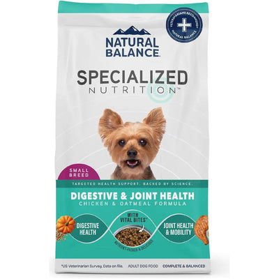 Natural Balance Specialized Nutrition Small Breed Digestive & Joint Health Chicken & Oatmeal Dry Dog Food - Talis Us