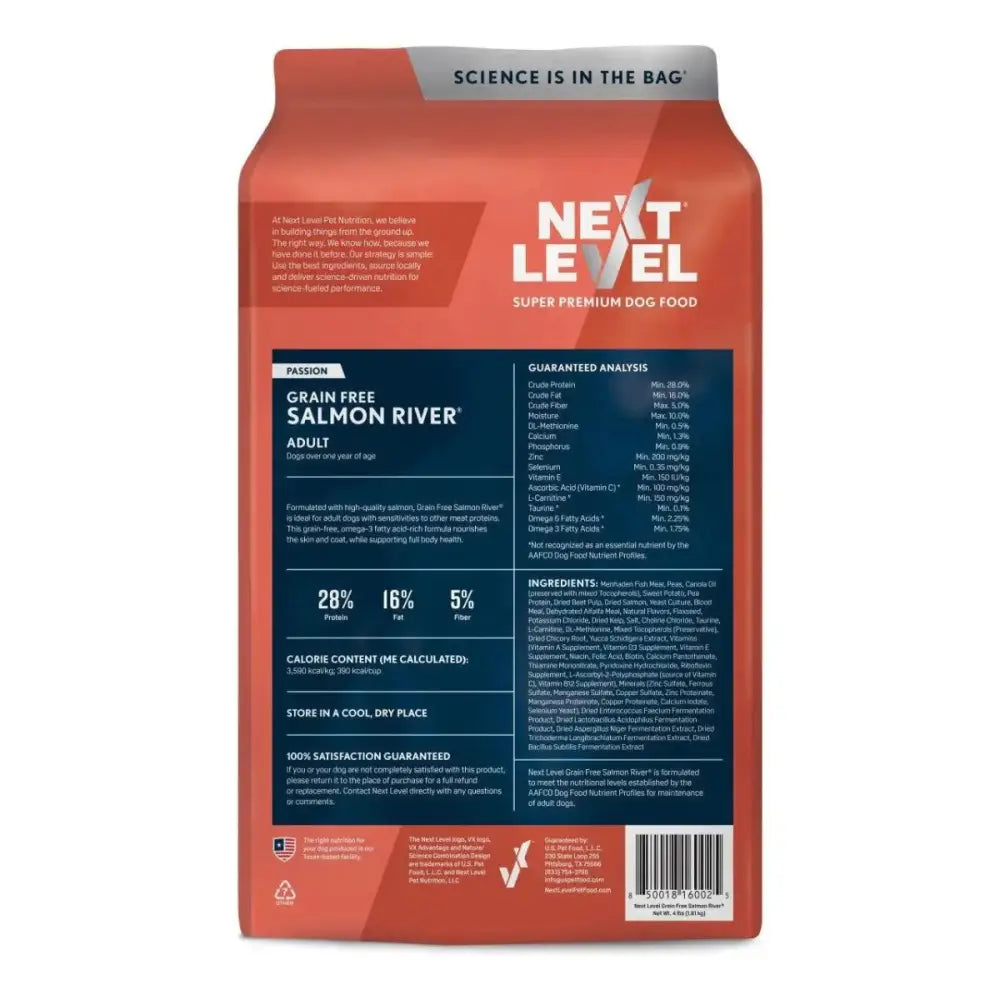 Next Level Salmon River Grain - Free Adult Dry Dog Food - Talis Us