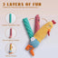 Nocciola 3 - in - 1 Chicken Dog Toy with Rubber Squeaker - Talis Us