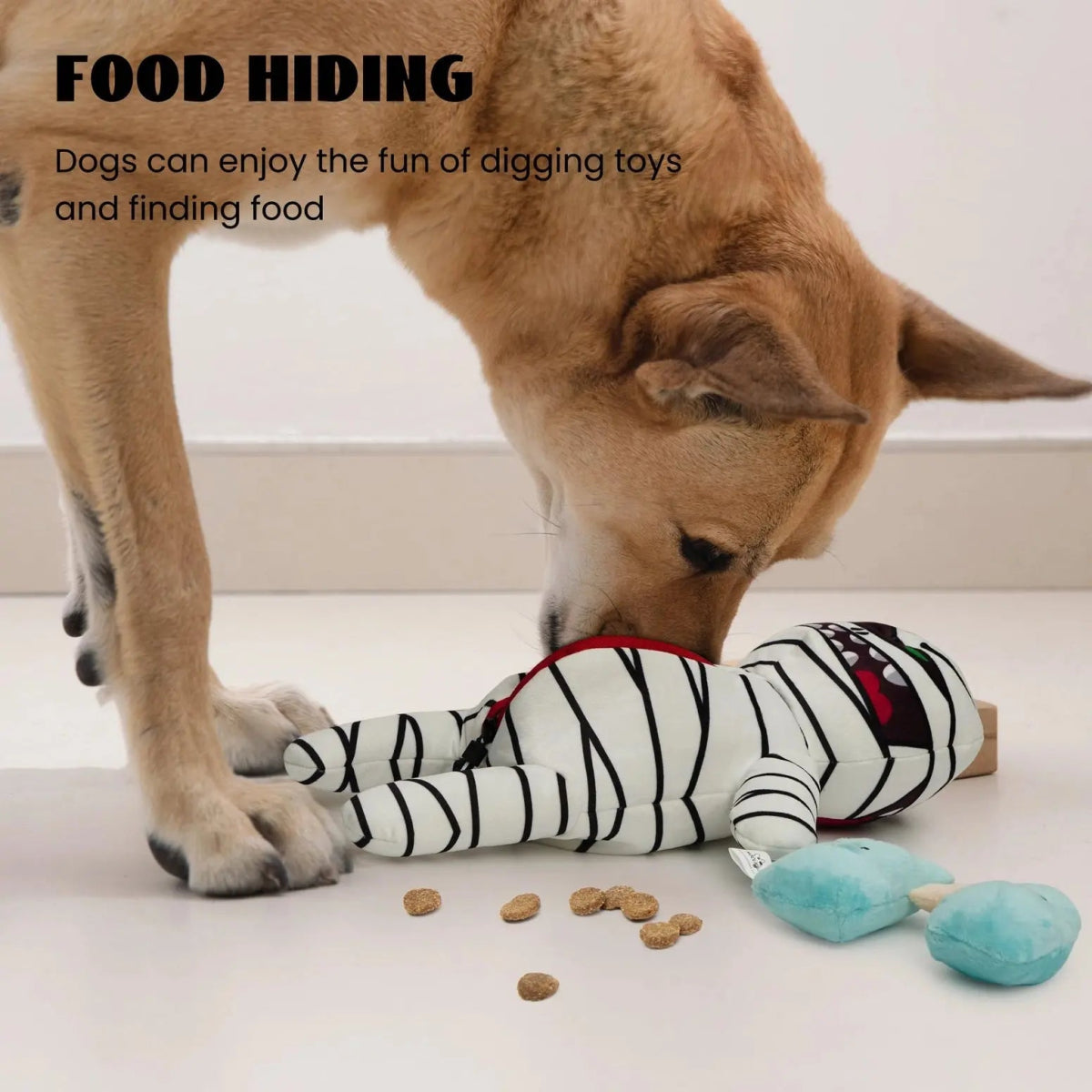 Nocciola Durable, Interactive Plush Toy for Dogs with 8 Organ Squeakers - Talis Us