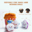 Nocciola Interactive Popcorn Bucket Dog Toy with Squeaky Plush - Talis Us