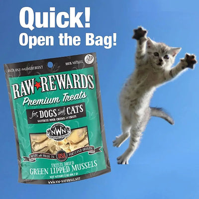 Northwest Naturals Green - Lipped Mussels Freeze - Dried Treats for Dogs and Cats 2oz - Talis Us