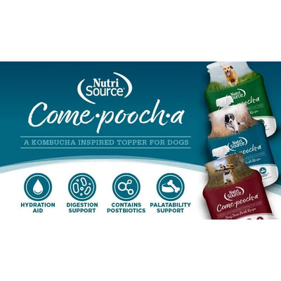 NutriSource Come - Pooch - A Broth Food Topper 12ea/12 oz - Talis Us