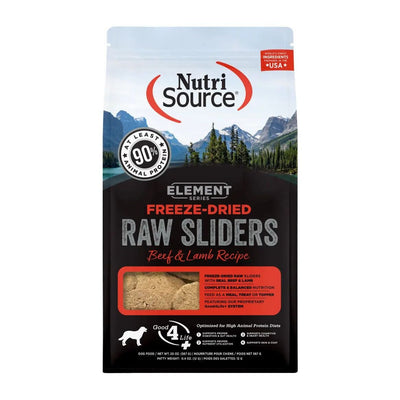 NutriSource Element Freeze Dried Raw Sliders Dry Dog Food 20 oz - Talis Us