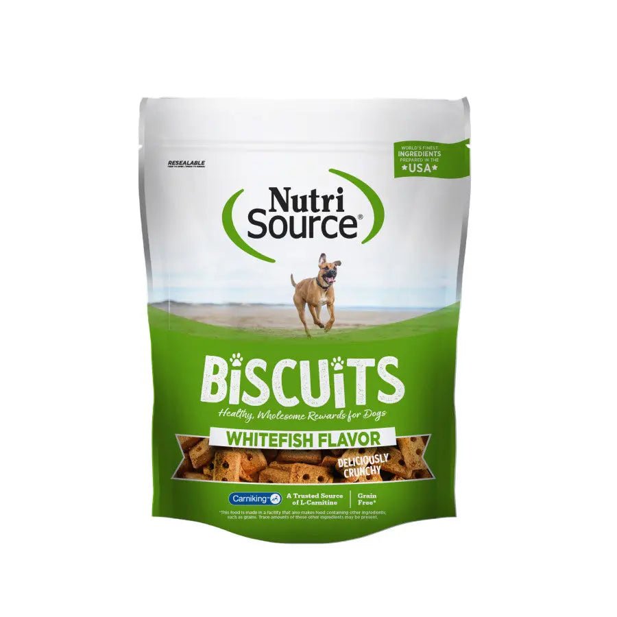 NutriSource Grain Free Biscuits Dog Treats 14 oz - Talis Us