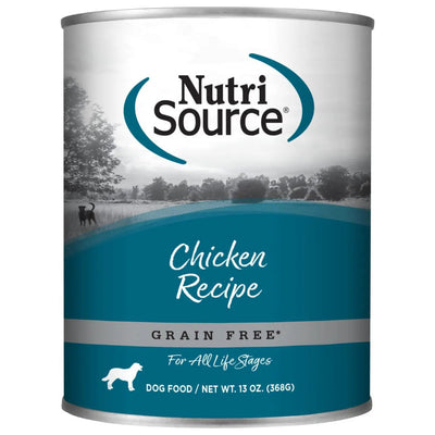 NutriSource Grain Free Canned Dog Food 12ea/13 oz - Talis Us