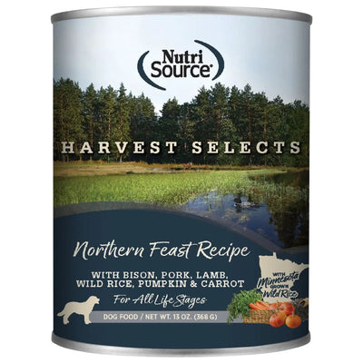 NutriSource Harvest Selects Canned Dog Food 12ea/13 oz - Talis Us