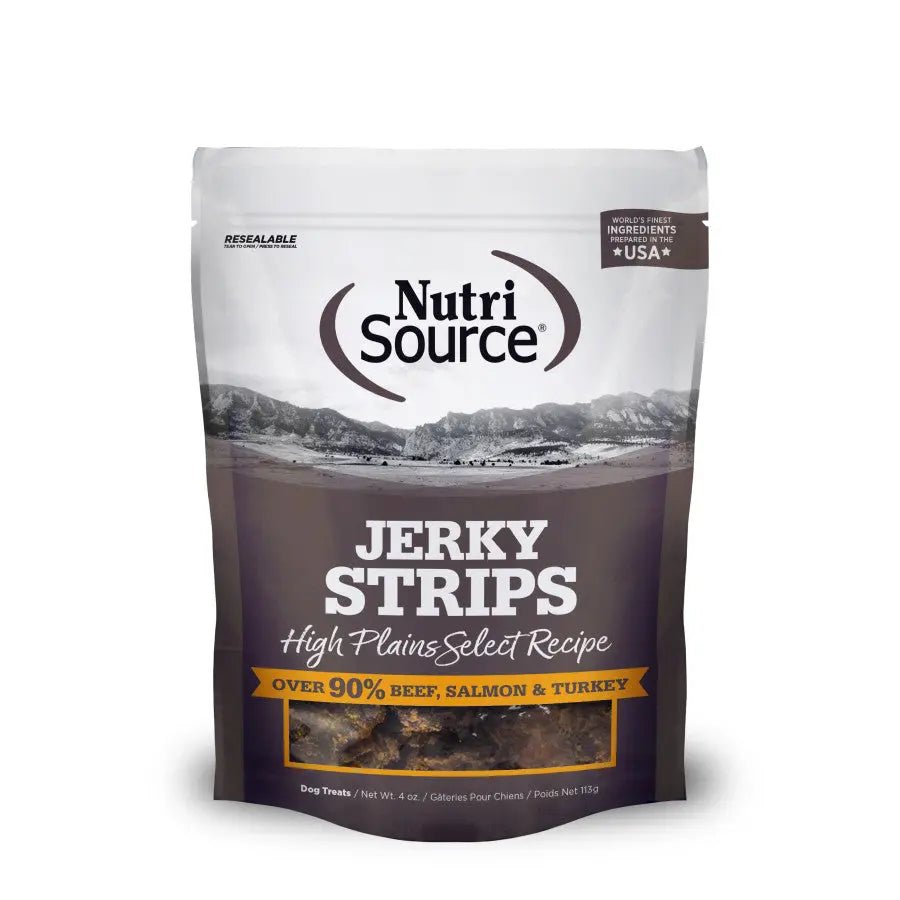 NutriSource Select Jerky Strips Dog Treats 4 oz - Talis Us
