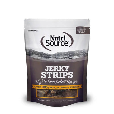 NutriSource Select Jerky Strips Dog Treats 4 oz - Talis Us