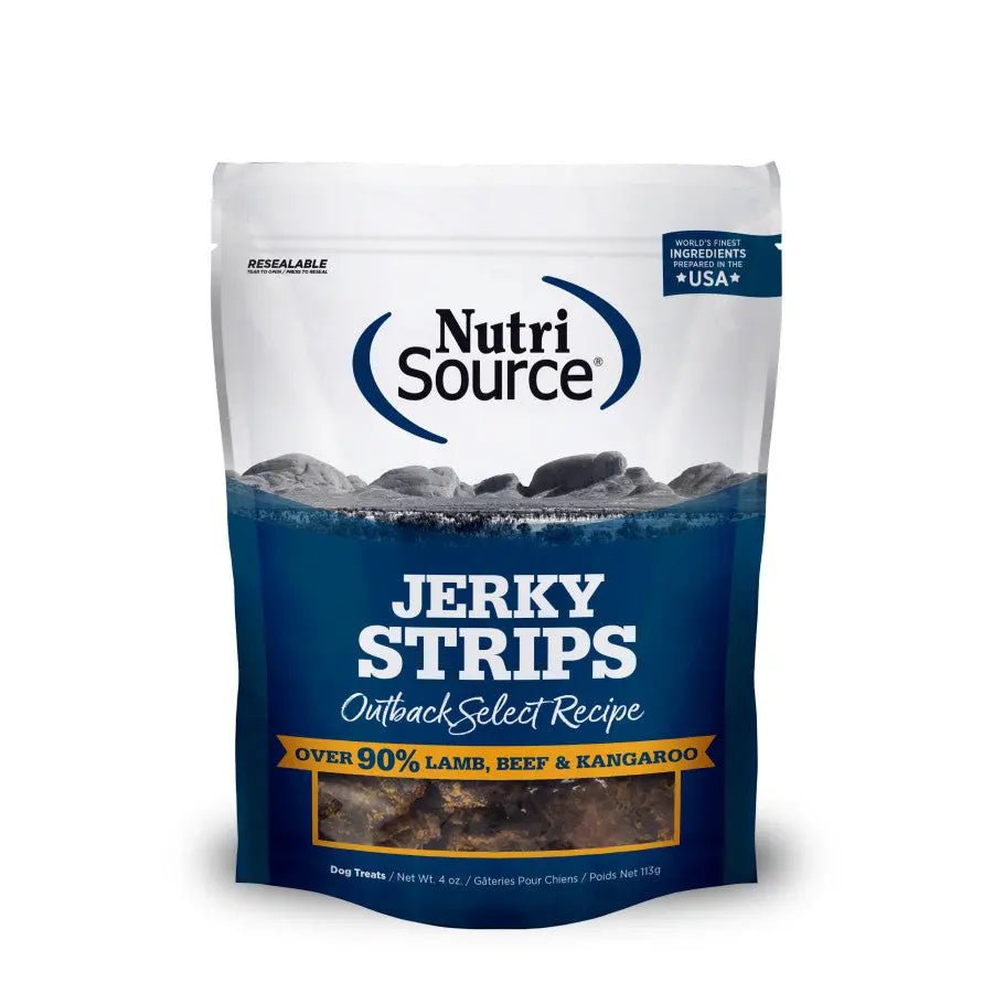 NutriSource Select Jerky Strips Dog Treats 4 oz - Talis Us