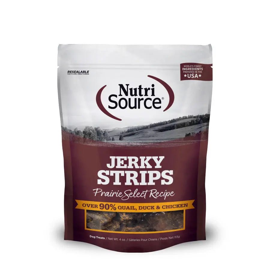 NutriSource Select Jerky Strips Dog Treats 4 oz - Talis Us