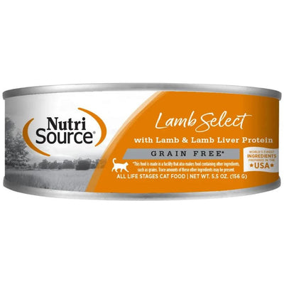 NutriSource Select Recipe Grain Free Canned Cat Food 12ea/5.5 oz - Talis Us