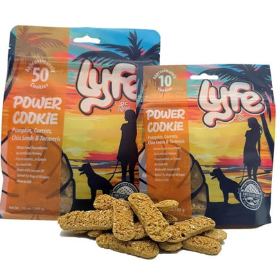 OC Lyfe Pumpkin, Carrots, Chia Seeds & Turmeric Power Dog Cookies - Talis Us