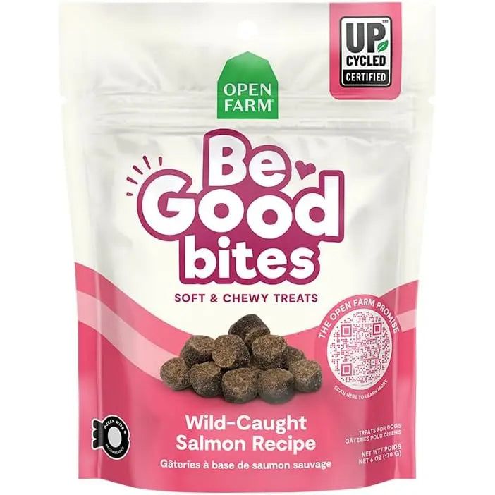 Open Farm Be Good Bites Wild Caught Salmon Soft & Chewy Dog Treats 6 oz - Talis Us