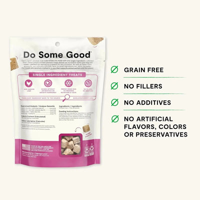 Open Farm Freeze Dried Raw Single Ingredient Chicken Liver Cubes Dog Treats 3 oz - Talis Us