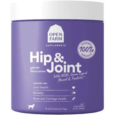 Open Farm Hip & Joint Chews Dog Supplement 90 Count - Talis Us