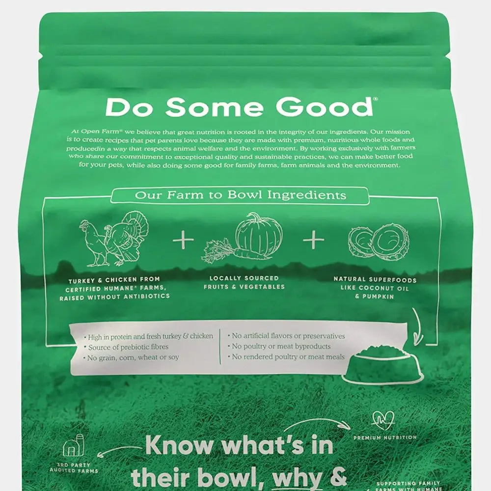 Open Farm® Homestead Turkey & Chicken Grain Free Dry Dog Food Open Farm