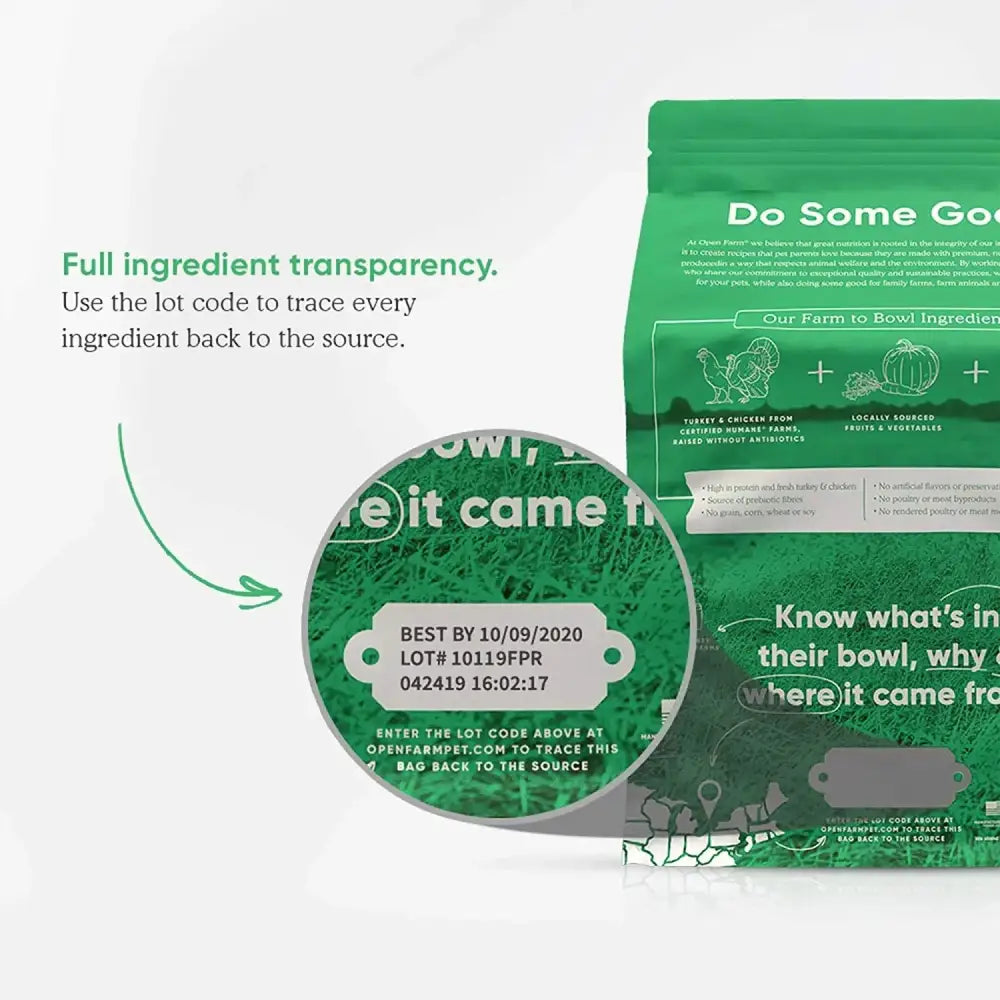 Open Farm® Homestead Turkey & Chicken Grain Free Dry Dog Food Open Farm