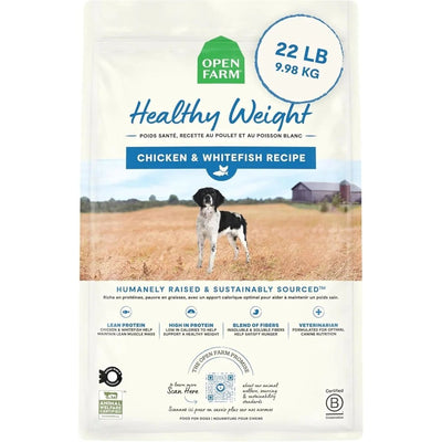 Open Farm Veterinarian Formulated Kibble Chicken & Whitefish Healthy Weight Dog Food - Talis Us