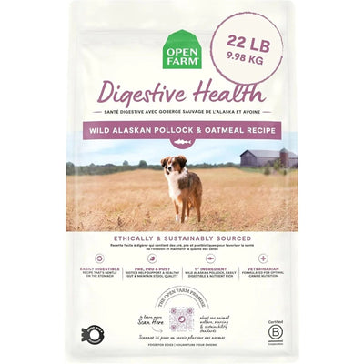 Open Farm Veterinarian Formulated Kibble Pollock & Oatmeal Digestive Health Dog Food - Talis Us