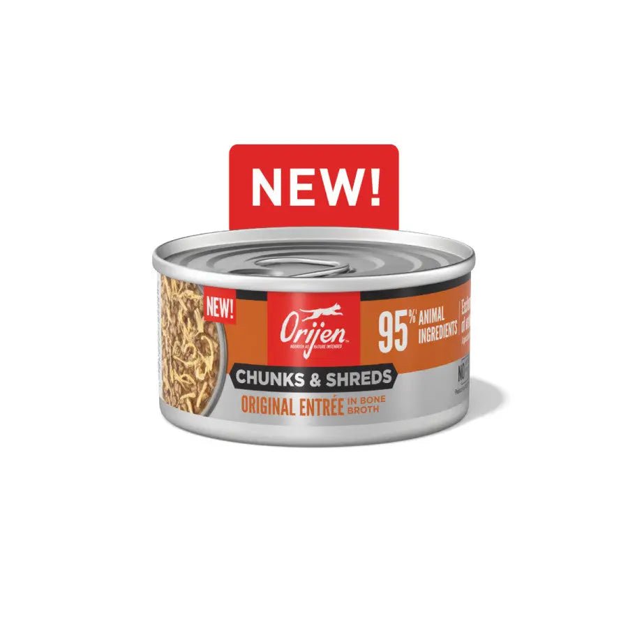 ORIJEN Original Grain - Free Chunks in Gravy & Shreds Wet Cat Food - Talis Us