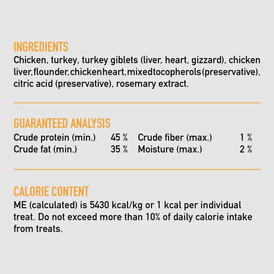 ORIJEN Original Grain - Free Freeze - Dried Cat Treats 1.25 oz - Talis Us