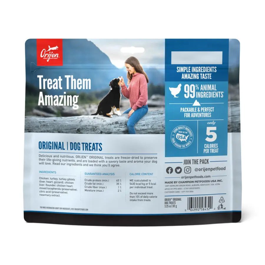 ORIJEN Original Grain - Free Freeze - Dried Dog Treats - Talis Us