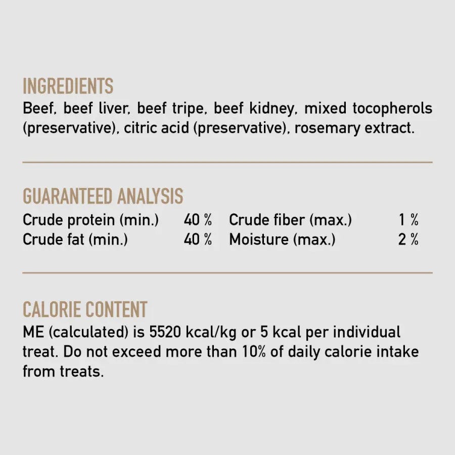 ORIJEN Ranch - Raised Beef Grain - Free Freeze - Dried Dog Treats 3.25 oz - Talis Us