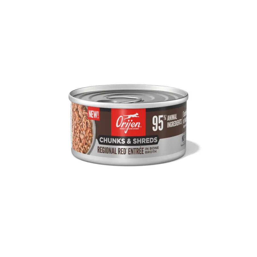 ORIJEN Regional Red Grain - Free Chunks in Gravy & Shreds Wet Cat Food - Talis Us