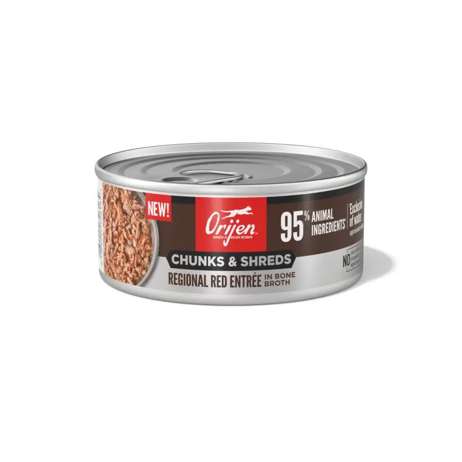 ORIJEN Regional Red Grain - Free Chunks in Gravy & Shreds Wet Cat Food - Talis Us