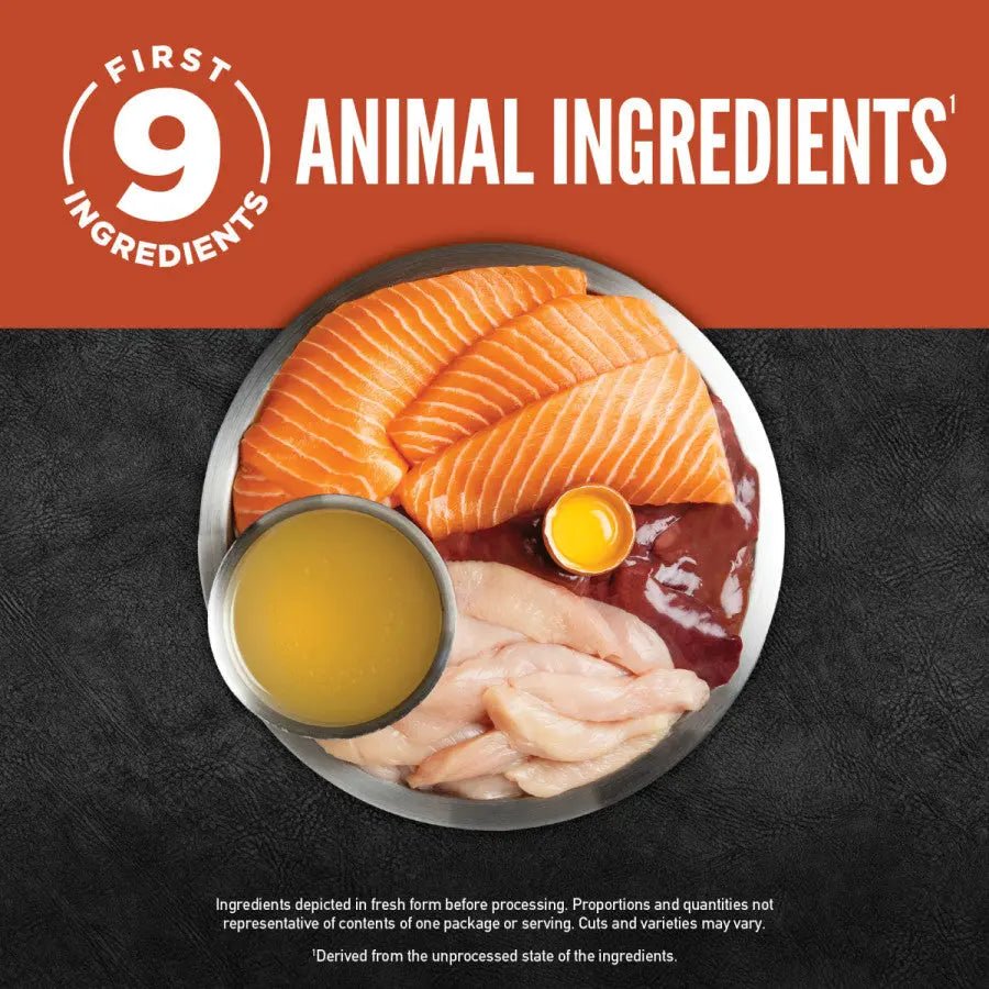 ORIJEN Salmon & Chicken Entree Grain - Free Chunks in Gravy & Shreds Wet Cat Food - Talis Us
