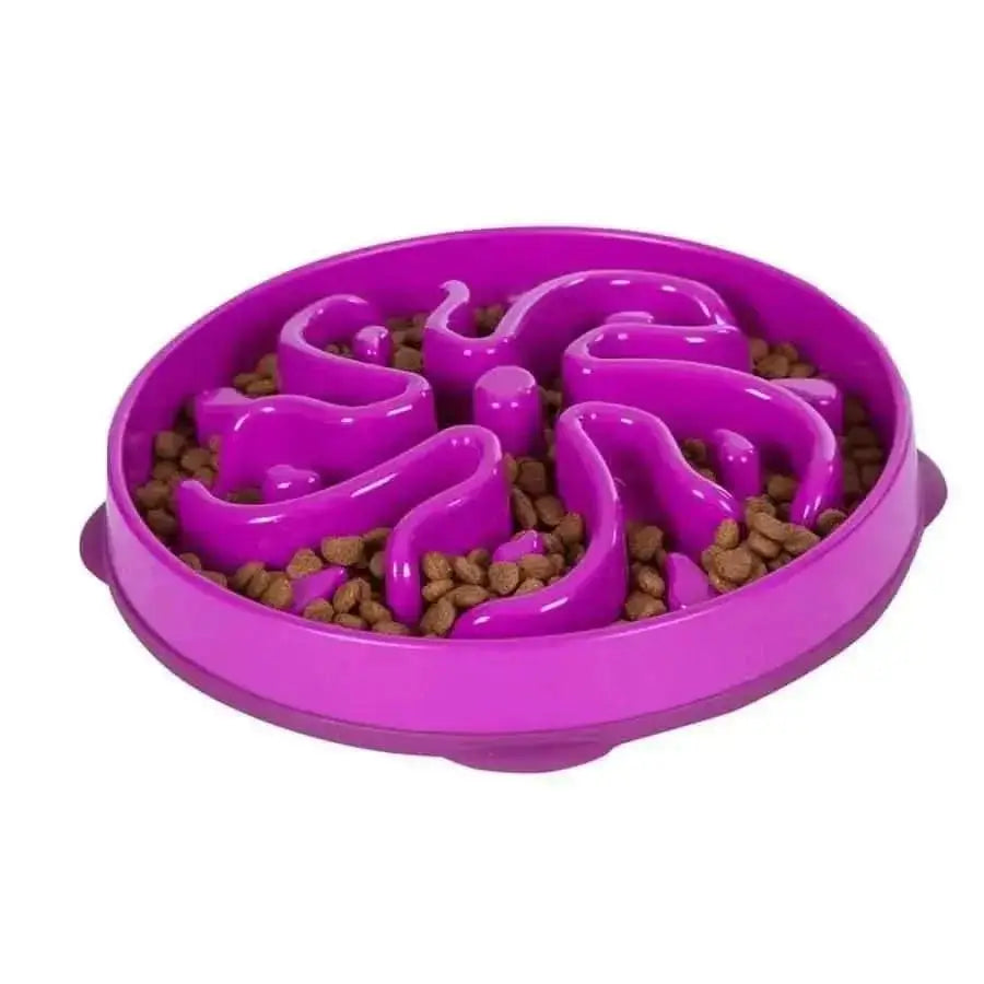 Outward Hound Fun Feeder Slo-Dog Bowl Purple Outward Hound CPD