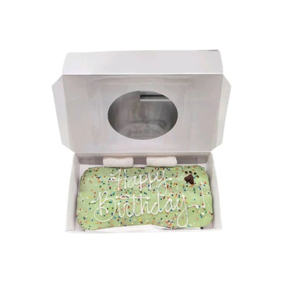 Paws Gourmet Bakery Birthday Cake Box Assorted Colors 1ct - Talis Us