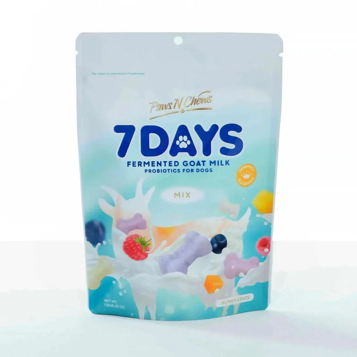 Pawsnchews 7 Days Probiotic Goat Milk Dog Treats - Talis Us