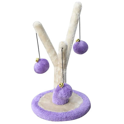 Penn - Plax Cat Life Activity Tree Post with 3 Swatting Toys - Talis Us