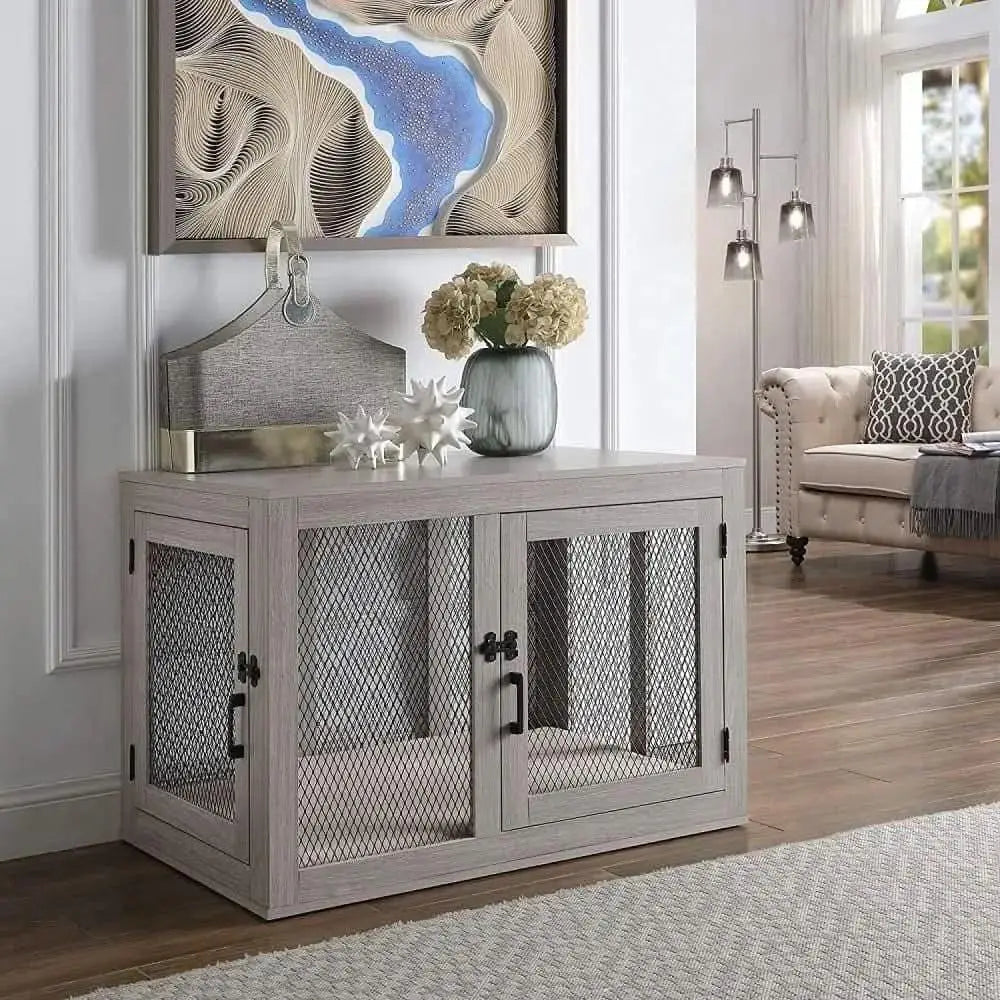 Penn-Plax Modern and Sophisticated Dog Crate Pet Furniture Designed as an Table or Night Stand Great Penn-Plax