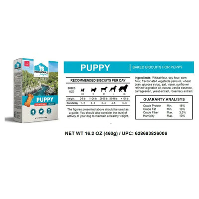 Pet Treatery Indomitable Puppy Grain Free Everyday Biscuits for Dogs 16.2 oz./460 gm - Talis Us