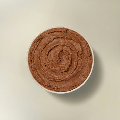 Petcurean grain-free tuna and salmon wet cat food in a bowl showing smooth texture