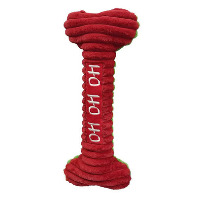 PetLou Christmas HO HO HO Bone Holiday Dog Toys 28" - Talis Us