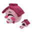 Petlou Cubbiez Interactive Tug & Toss Toy with Squeaker Fun 6" - Talis Us
